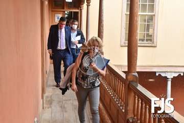 Sesión plenaria del mes de noviembre de 2020/TA y Francisco Javier Santana.